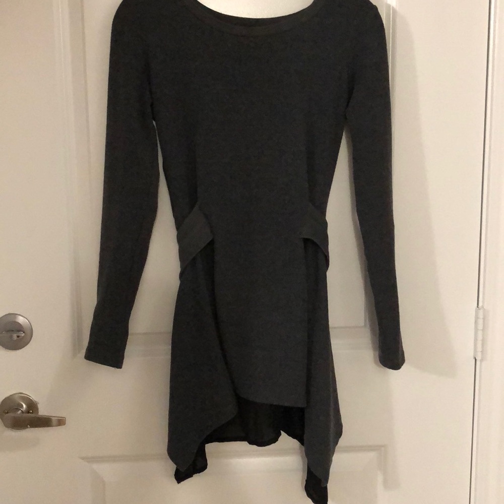 Gray long sweater